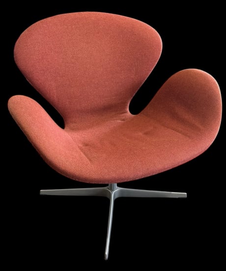 Fritz Hansen フリッツハンセン The SWAN スワンチェア レッド 北欧 一人掛け ラウンジチェア ソファ 椅子 チェア アンティーク