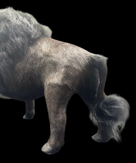 Buffalo Ornament オブジェ バッファロー バイソン 置物 動物 リアル インテリア 雑貨 ヴィンテージ アンティーク