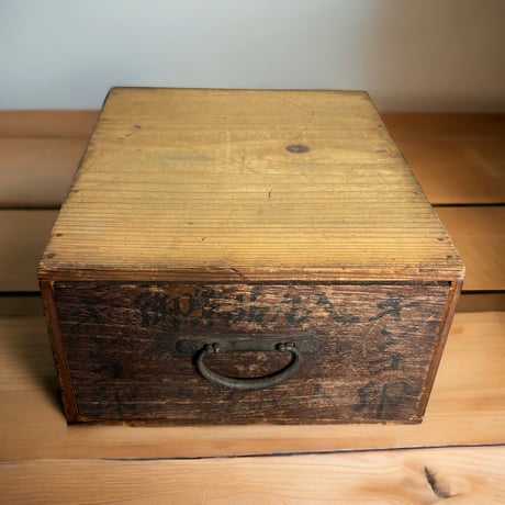 レトロ 薬箱 (キンコ印) 木箱 小箱 古民具 昭和 アンティーク