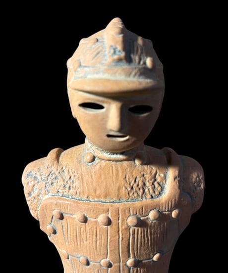埴輪 短甲の武人 置物 土偶 古墳 飾物 縁起物 美術品 工芸品 インテリア 骨董品 アンティーク