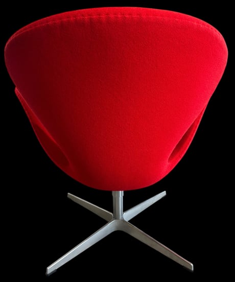 Fritz Hansen フリッツハンセン The SWAN スワンチェア レッド 北欧 一人掛け ラウンジチェア ソファ 椅子 チェア アンティーク