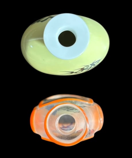 【2個セット】 鼻煙壺 中国美術 伝統工芸 中国 小瓶 梅 鳥 インテリア 置物 工芸品 骨董品 アンティーク