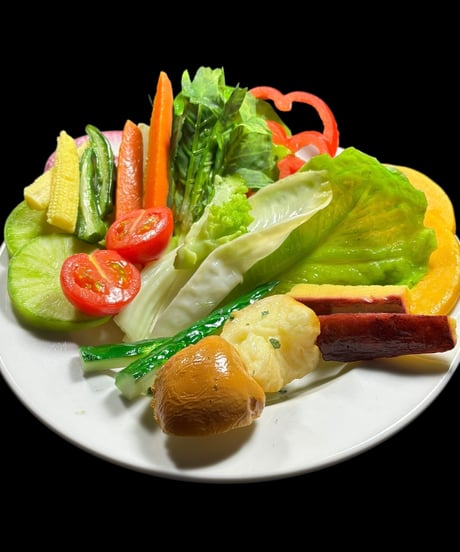 【食品サンプル】バーニャカウダ 洋食 サンプル サラダ 食品 展示 装飾 レストラン 店舗 インテリア