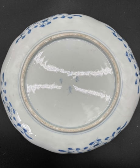 一式揃 明治期 古伊万里 金彩 色絵 鶴草花仙人図 小皿 なます皿 大皿 湯吞み お猪口 冨貴長春 取り皿 飾り皿 和食器 陶器 骨董品 アンティーク