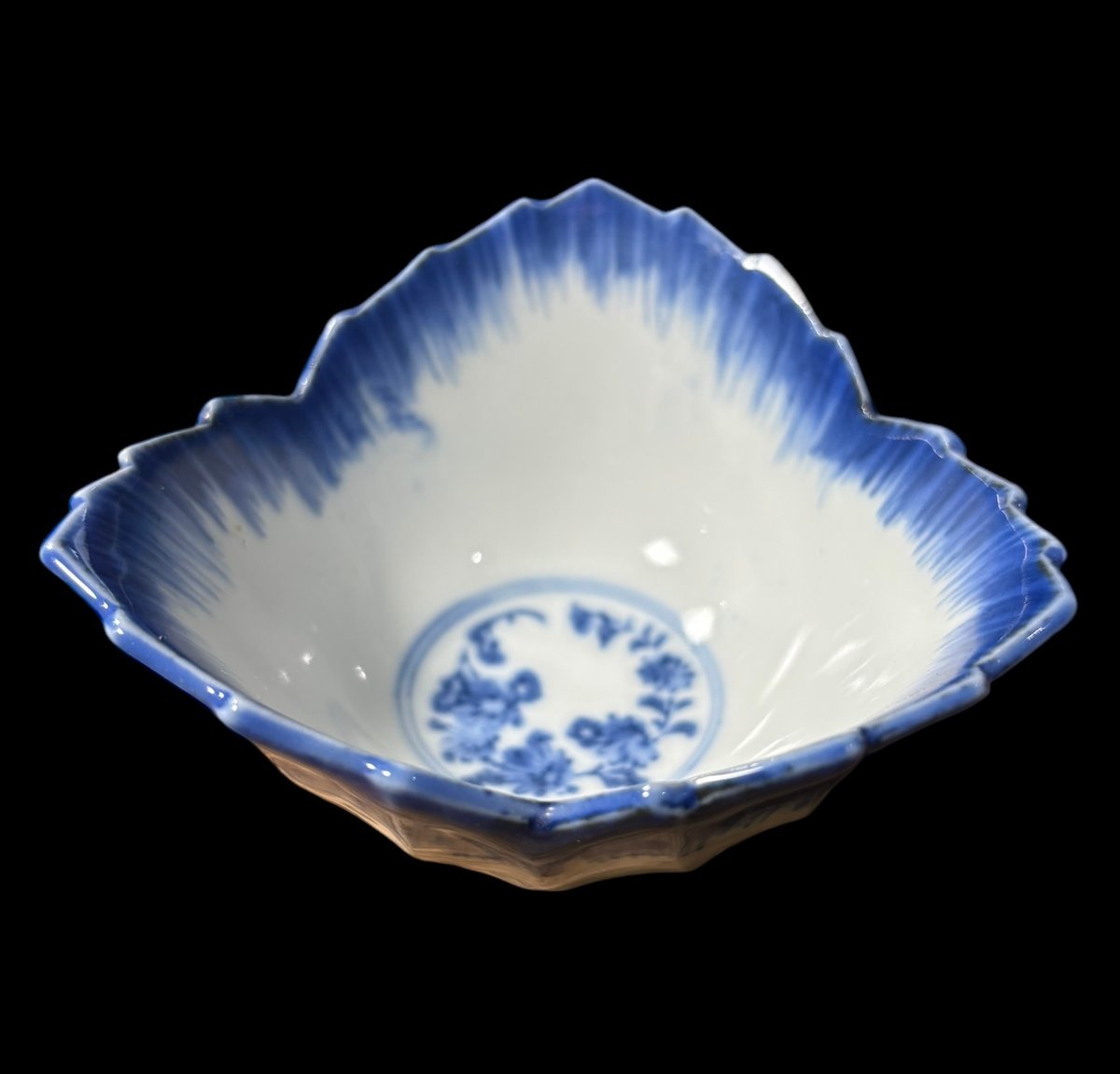 2客セット】染付 小鉢 葉 鉢 盛り皿 飾り皿 深鉢 器 和食器