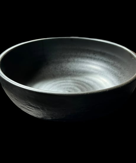 【3客セット】お椀 ブラック 丼 ご飯 ラーメン 丸鉢 どんぶり 茶碗 鉢 器 陶器 和食器 骨董品 アンティーク