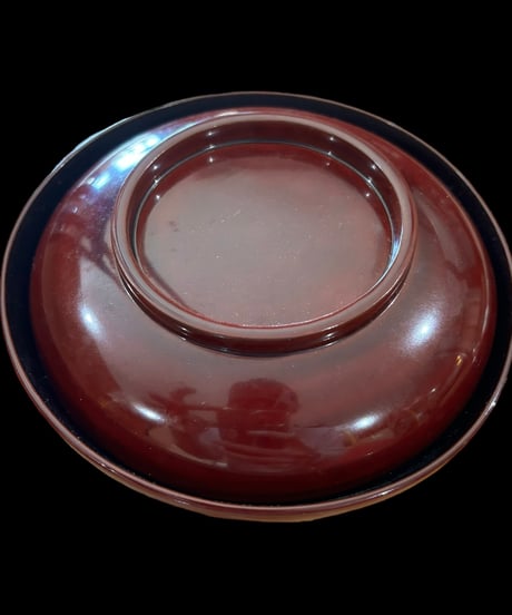 【10客セット】外紅福内黒 煮物椀 箱付き お椀 茶碗 器 陶器 和食器 骨董品