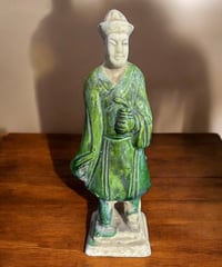 鬼瓦　骨董品　魔除け　置物　③ 壁掛け 鬼 陶器製 中国美術 オブジェ 鬼瓦 魔除け 彫刻 民芸