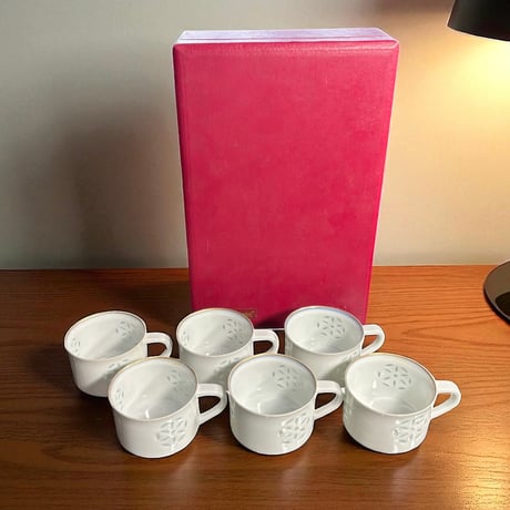 【6客揃】SEYEI マグカップ 瀬栄 紅茶 コーヒー カップ 器 茶器 昭和 レトロ 骨董品 アンティーク