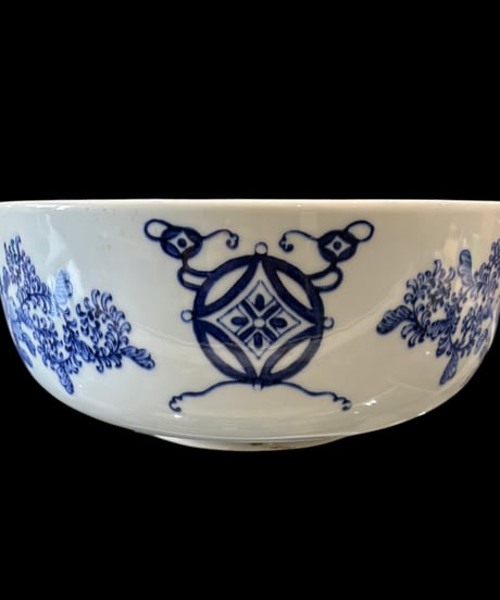 【現品限り!!】有田焼 大鉢 [鶴草花文] 金彩 赤絵 色絵 大皿 丸皿 鉢 盛り皿 飾り皿 伊万里 古美術 和食器 骨董品 アンティーク