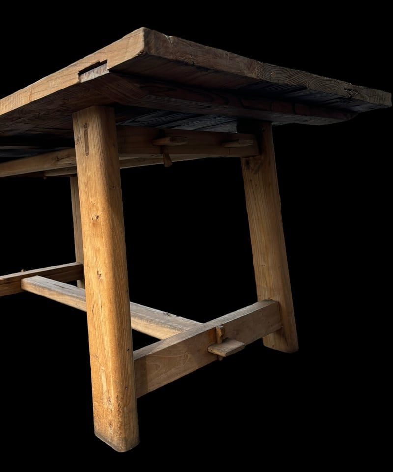 アンティーク調ダイニングテーブル 木目調 テーブル 天然 ナチュラル