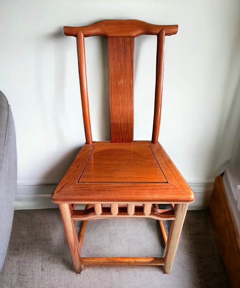 木製 ダイニングチェア 中国家具 明式 一人掛け 椅子 硬木 高級 チェア