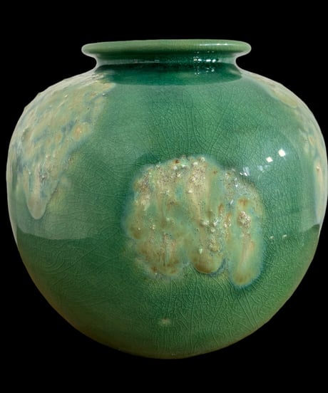 愛陶造 龍泉窯 壺 花器 花瓶 花生け 陶器 骨董品