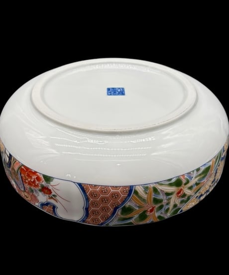趣味のうつわ 有田焼 丸喜窯 大鉢 色絵 鉢 取り皿 飾り皿 和食器 陶器 骨董品 アンティーク