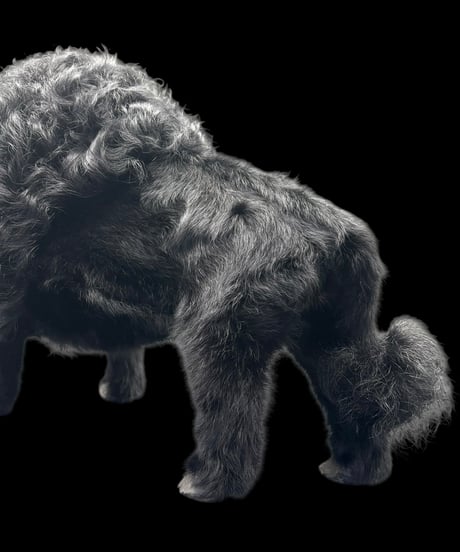 Buffalo Ornament オブジェ バッファロー バイソン 置物 動物 リアル インテリア 雑貨 ヴィンテージ アンティーク