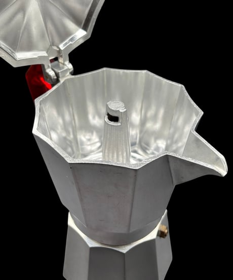 コーヒーメーカー ポット アルミ モカ エスプレッソ シルバー 珈琲 昭和 レトロ 雑貨 アンティーク