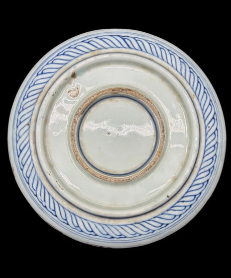 明治期 古伊万里 色絵 中鉢 鳳凰草花文図 雲龍 染付 鉢 飾皿 和食器 陶器 時代物 骨董品 アンティーク