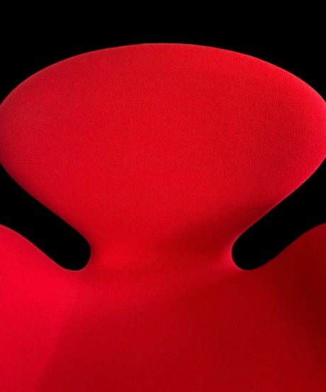 Fritz Hansen フリッツハンセン The SWAN スワンチェア レッド 北欧 一人掛け ラウンジチェア ソファ 椅子 チェア アンティーク