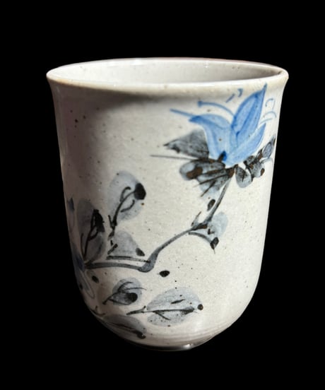 【2客セット】九谷焼 星香 染付 向付 湯呑み 茶器 茶碗 茶道具 器 陶器 骨董品