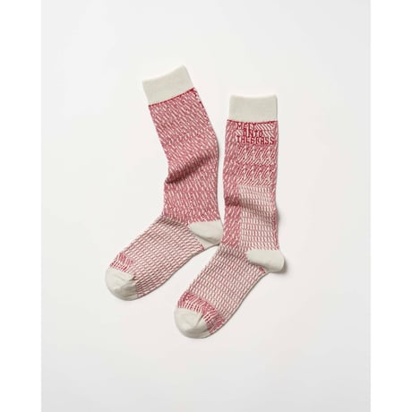 【FEEL MY FOOT STEPS】COLD GRASS-crew socks