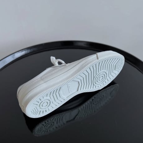 【Asahi】BELTED LOW LEATHER - col.WHITE
