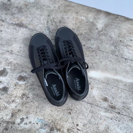【Asahi】BELTED LOW LEATHER - col.BLACK