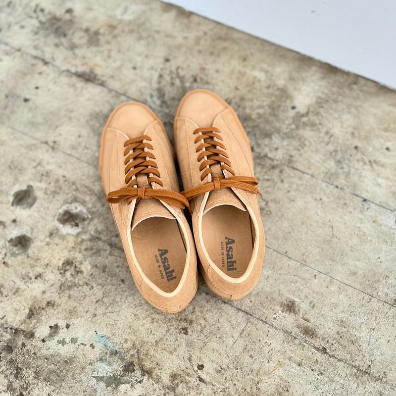 Asahi】BELTED LOW SUEDE - col.BEIGE | lupus onl