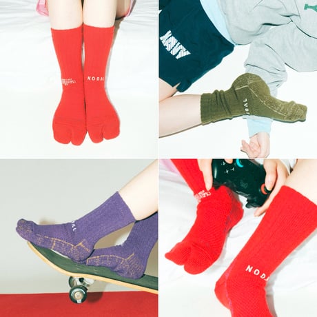 【balansa × NODAL】 “84N Wool Long Socks”