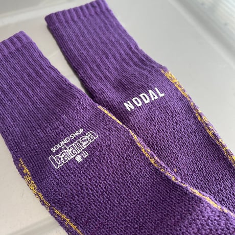 【balansa × NODAL】 “84N Wool Long Socks”