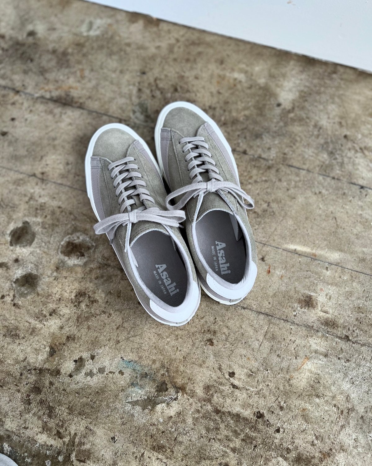 Asahi】BELTED LOW SUEDE - col.GRAY | lupus onli