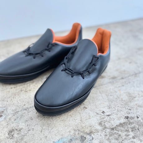 【MIDORIKAWARYO】CHAIN "HOVER"  / col.smooth leather BLACK
