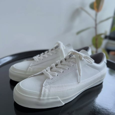 【Asahi】BELTED LOW LEATHER - col.WHITE