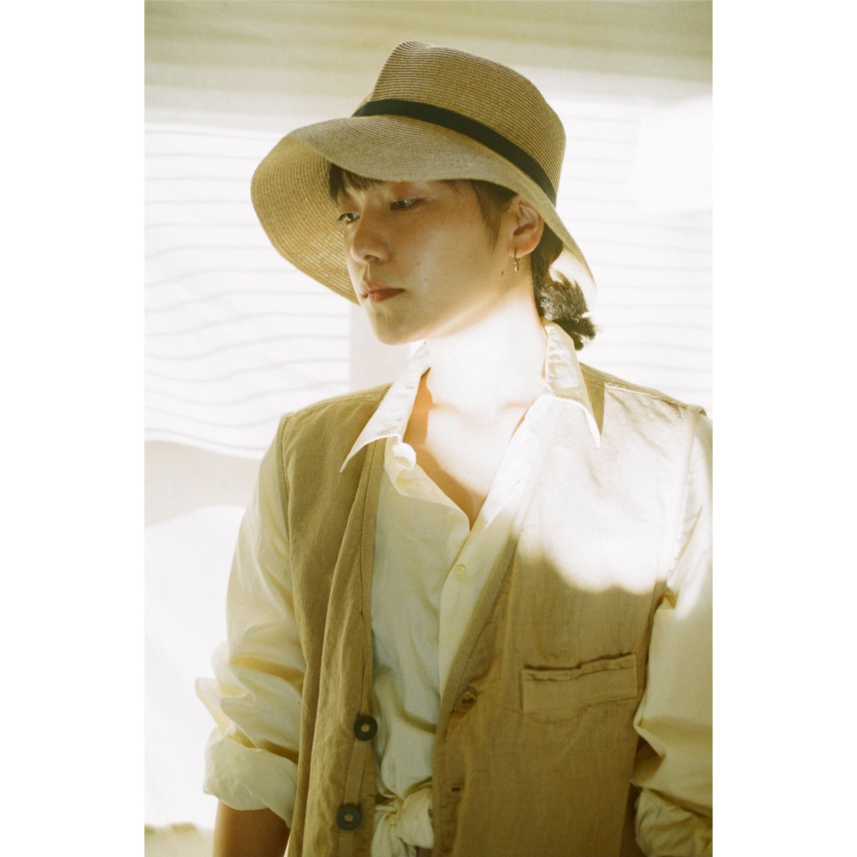 【bocodeco】Paper Braid Rollable Hat