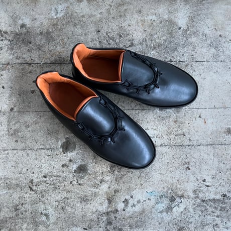 【MIDORIKAWARYO】CHAIN "HOVER"  / col.smooth leather BLACK