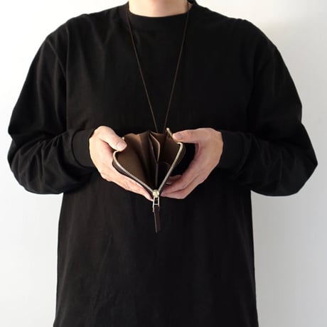 【JINMON】LOOP brass “L-ZIP small”