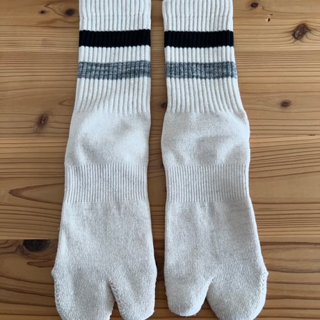 【yahae sui】Organic Cotton Yak Pile Soles Tabi Socks