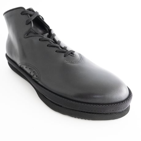 【MIDORIKAWARYO】"Hi Cut Shoes"  / col. BLACK / 28cm