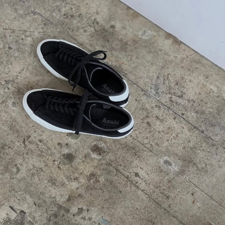 【Asahi】BELTED LOW SUEDE - col.BLACK