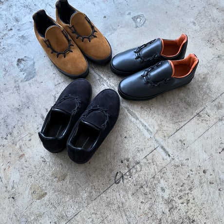 【MIDORIKAWARYO】CHAIN "HOVER"  / col.smooth leather BLACK