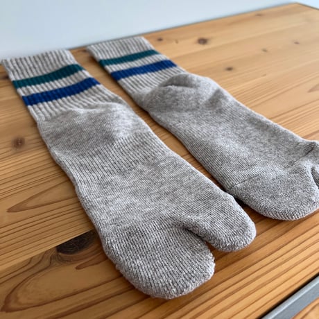 【yahae sui】Organic Cotton Yak Pile Soles Tabi Socks