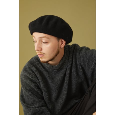 【CPH】“611WO BERET / SOLID WOOL”