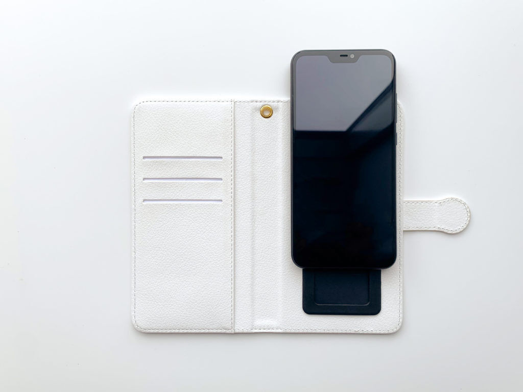 手帳型スマホケースLサイズ【カラス】(受注限定生産) | 鳴-nari