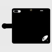 手帳型スマホケースLサイズ【カラス】(受注限定生産) | 鳴-nari