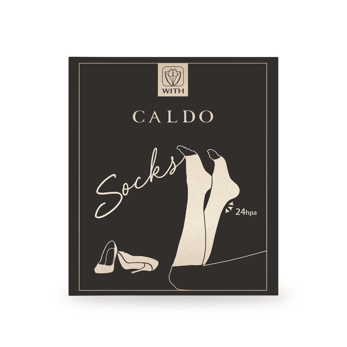 カルドソックス」＜一般医療機器＞着圧ハイソックス オープントゥ