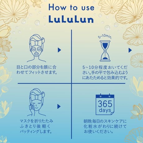 CALDO×LuLuLun　ルルルンピュアサプライウォーター　7枚入り　5袋セット