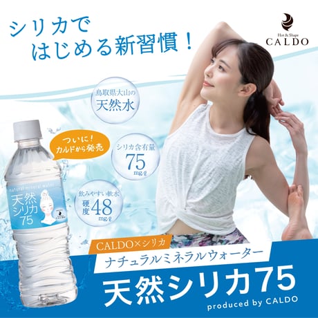 「天然シリカ75」1ケース（500ml×24本）