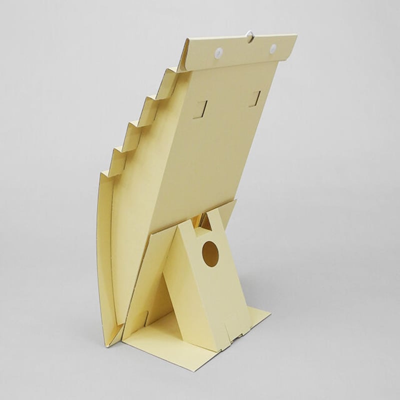 ダンボール製カタログスタンド「JAVARACK J」A4サイズ クリーム | D-ぱぱ