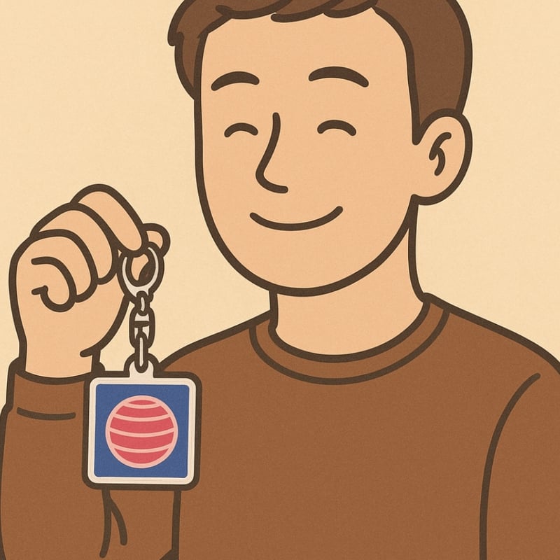 アクリル発達療育マークキーホルダー 《ｱｸﾘﾙ厚み3.0mm》発達療育マーク