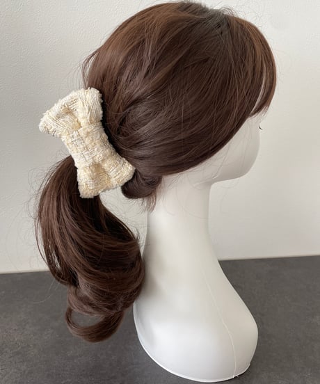 cream ivory×metallic gold(banana clip)