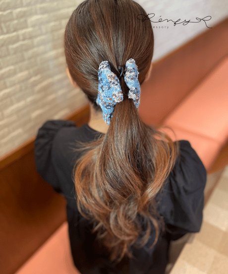 blue×navy×brown(banana clip)
